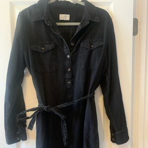 Universal threats denim mini dress